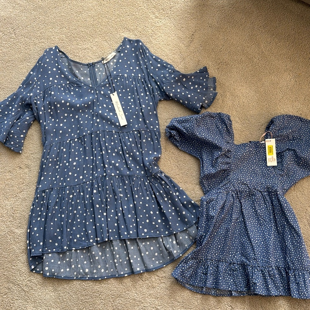 Mom and daughter dresses